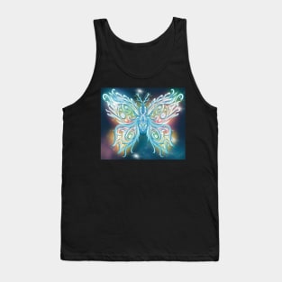 Airbrush Ice Butterfly Tank Top